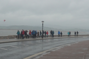 Bev Clemo - A wet afternoon on Exmouth Sea Front